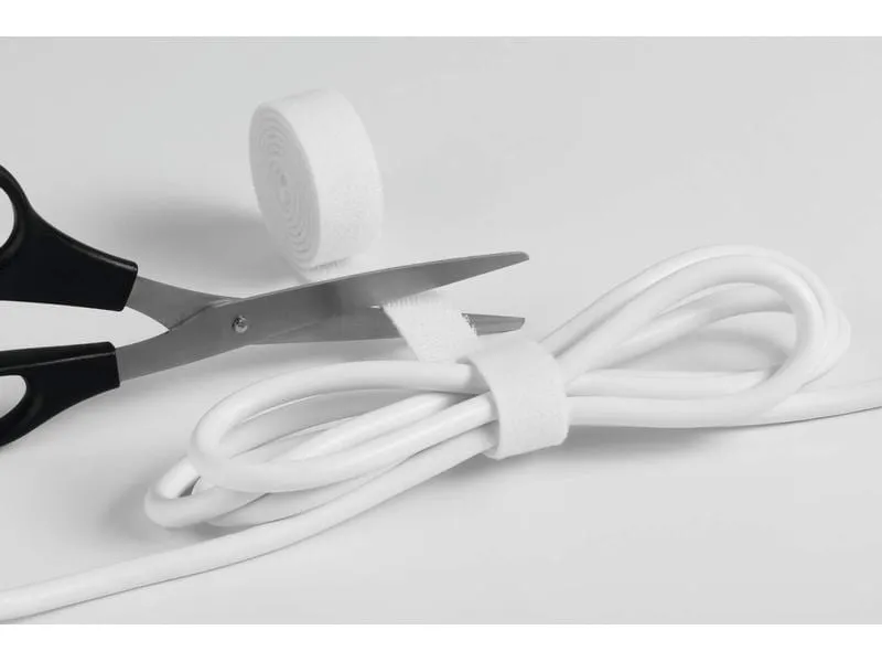 DURABLE Klettband-Rolle Cavoline Grip 10 mm x 1 m, Weiss DURABLE Klettband-Rolle Cavoline Grip 10 mm x 1 m, Weiss
