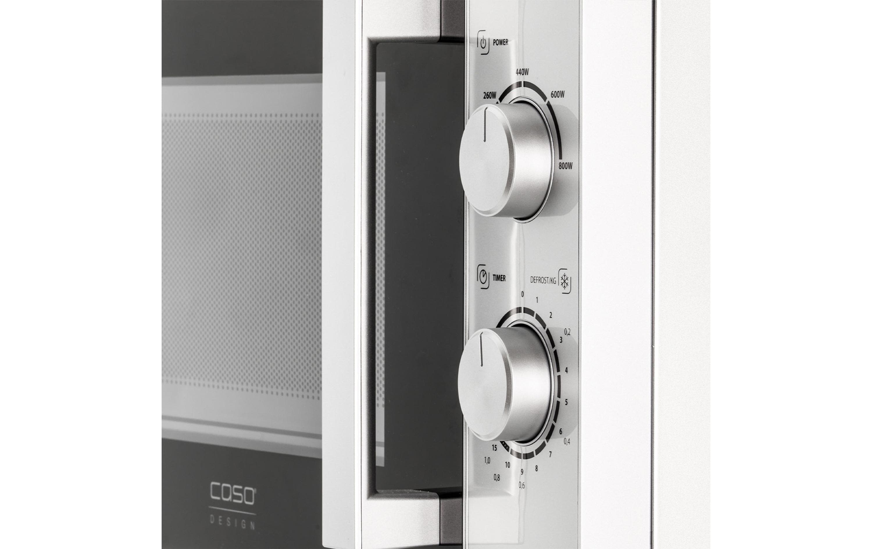 Caso Mikrowelle M20 Gourmet Schwarz/Silber