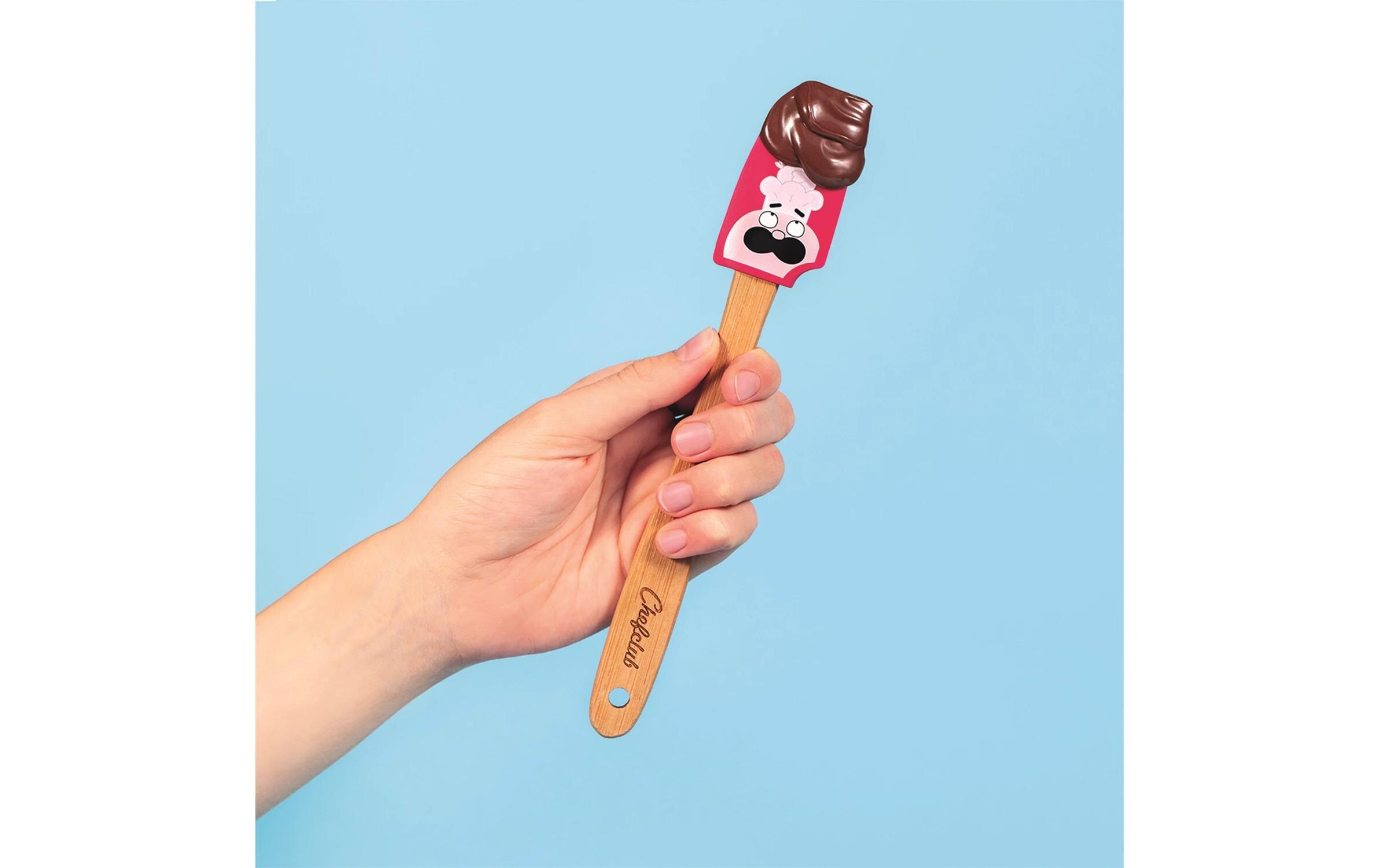 Chefclub Kinderrührlöffel Mini-Utensilien 5-teilig, Mehrfarbig