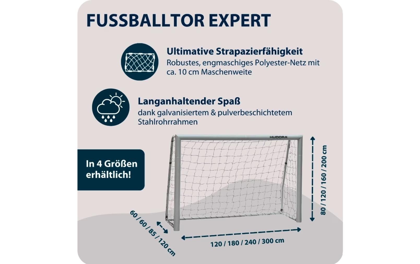 Hudora Fussballtor Expert 240 Hudora Fussballtor Expert 240