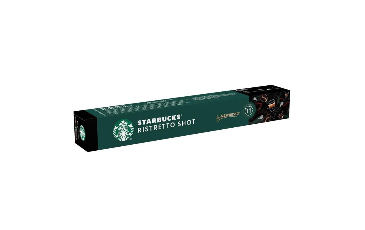 Starbucks Kaffeekapseln Ristretto Shot Nespresso Dark Roast 12 x 10