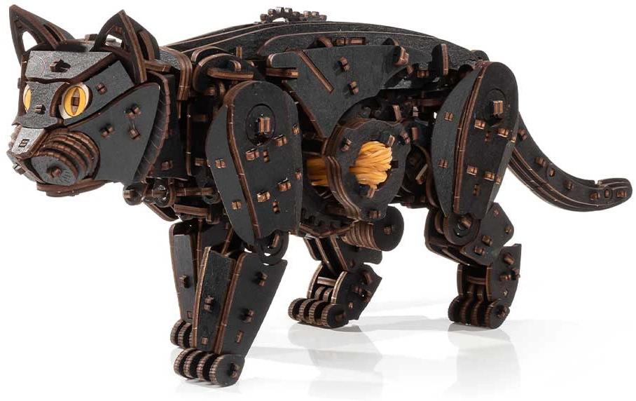 Eco-Wood-Art Bausatz Katze Schwarz Eco-Wood-Art Bausatz Katze Schwarz