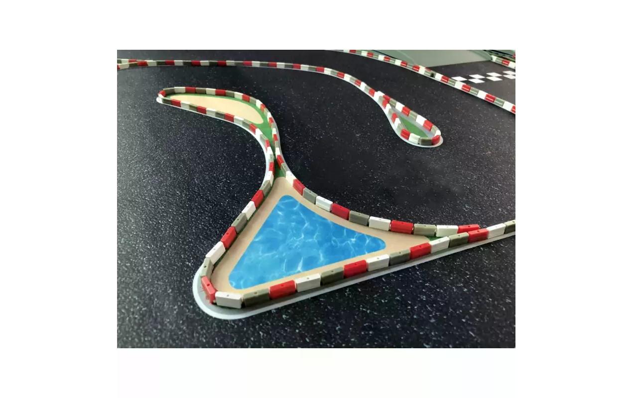 Turbo Racing Bande, Weiss, 50 Stück, 1:76