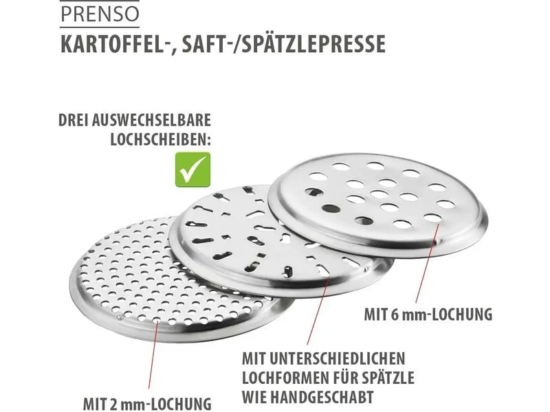 GEFU Kartoffelpresse Prenso Silber GEFU Kartoffelpresse Prenso Silber