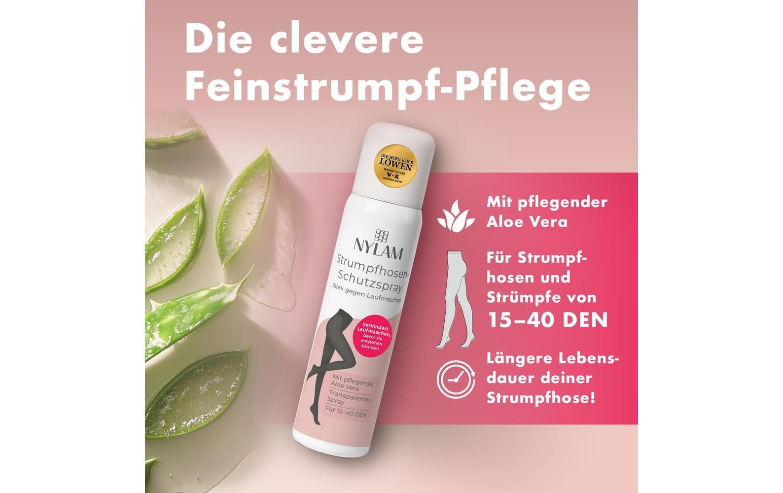 Nylam Schutzspray transparent für Strumpfhosen 75 ml
