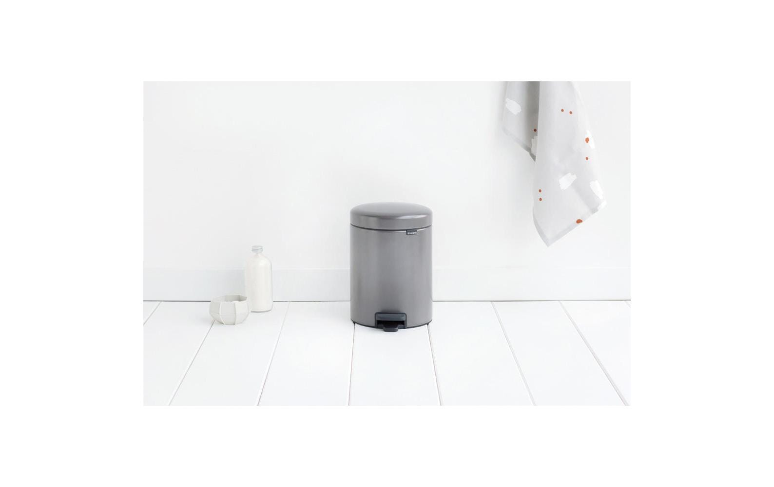 Brabantia Kosmetikeimer NewIcon 5 l, Platin