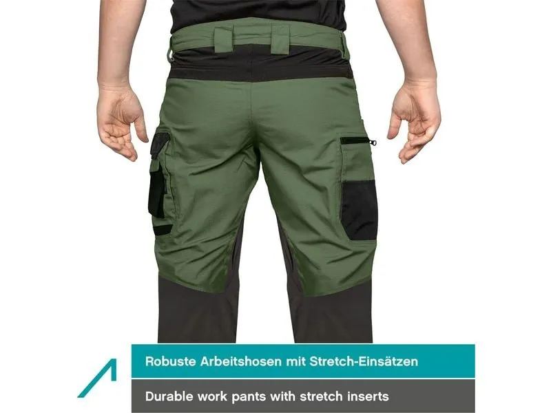 ACE ACE Constructor Herren-Arbeitshose lang Herren Oliv 62 ACE ACE Constructor Herren-Arbeitshose lang Herren Oliv 62