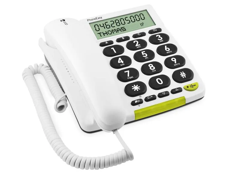Doro Tischtelefon PhoneEasy 312cs Weiss Doro Tischtelefon PhoneEasy 312cs Weiss