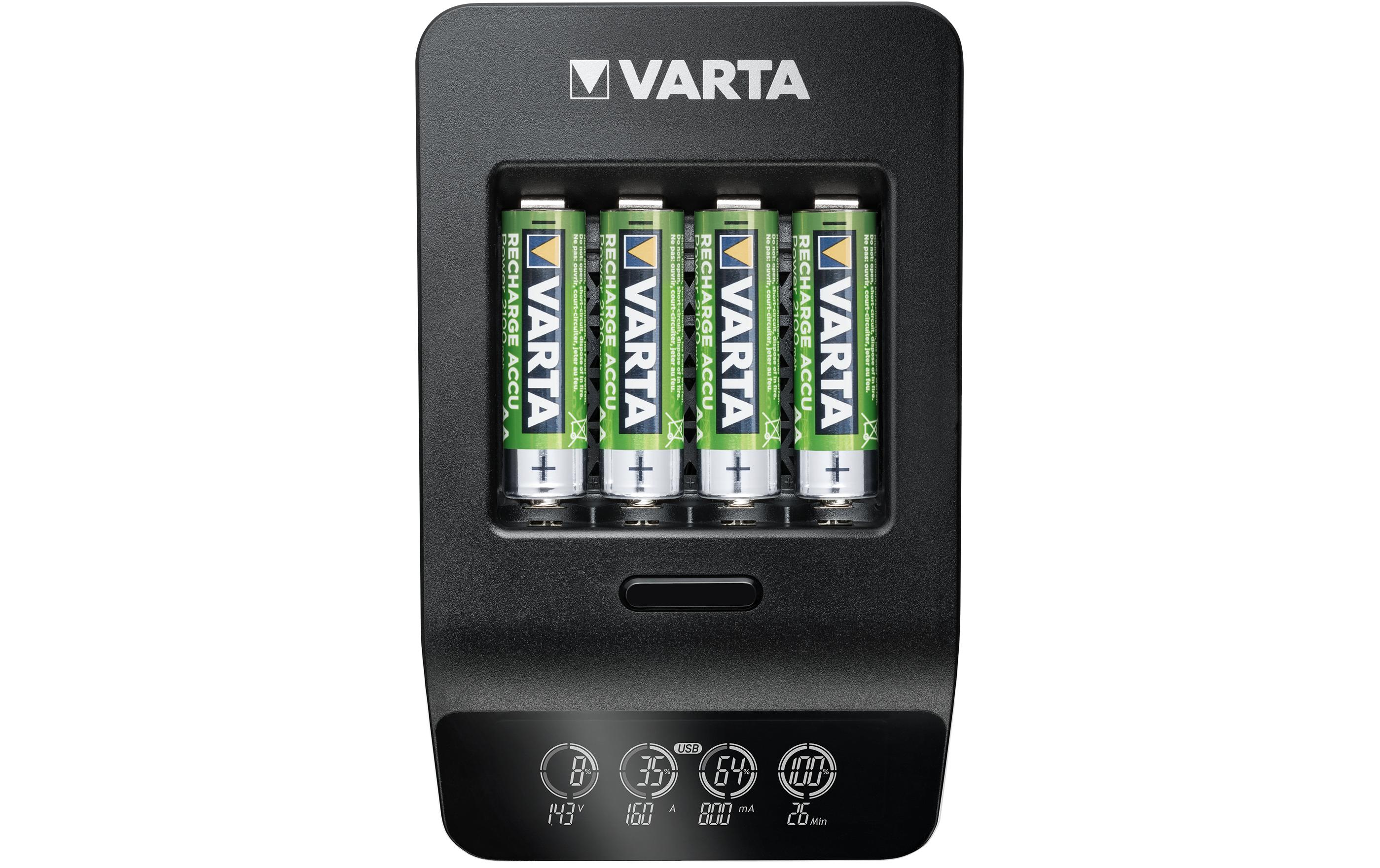 Varta Ladegerät LCD Smart Charger+ inkl. 4xAA Varta Ladegerät LCD Smart Charger+ inkl. 4xAA