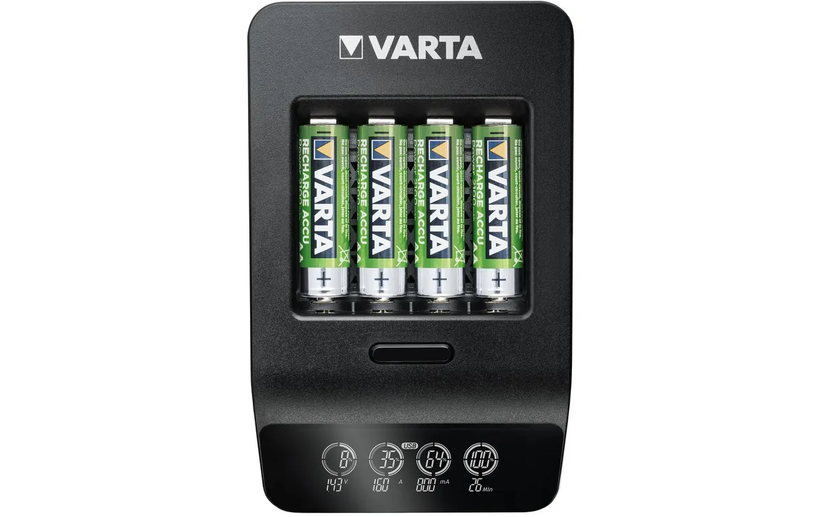 Varta Ladegerät LCD Smart Charger+ inkl. 4xAA
