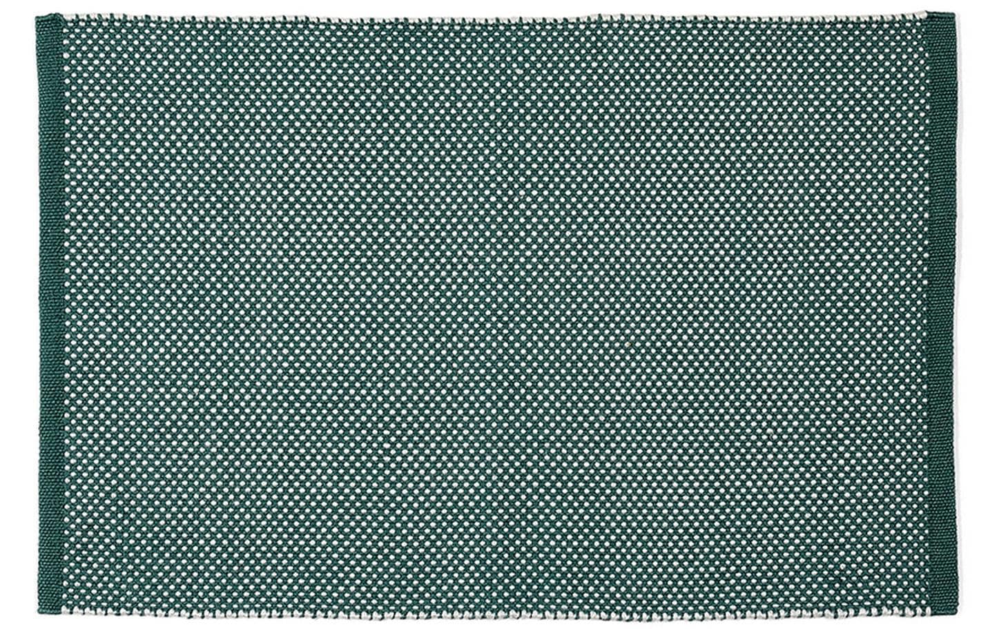Liv Interior Teppich Dots 60 cm x 90 cm, Dunkelgrün