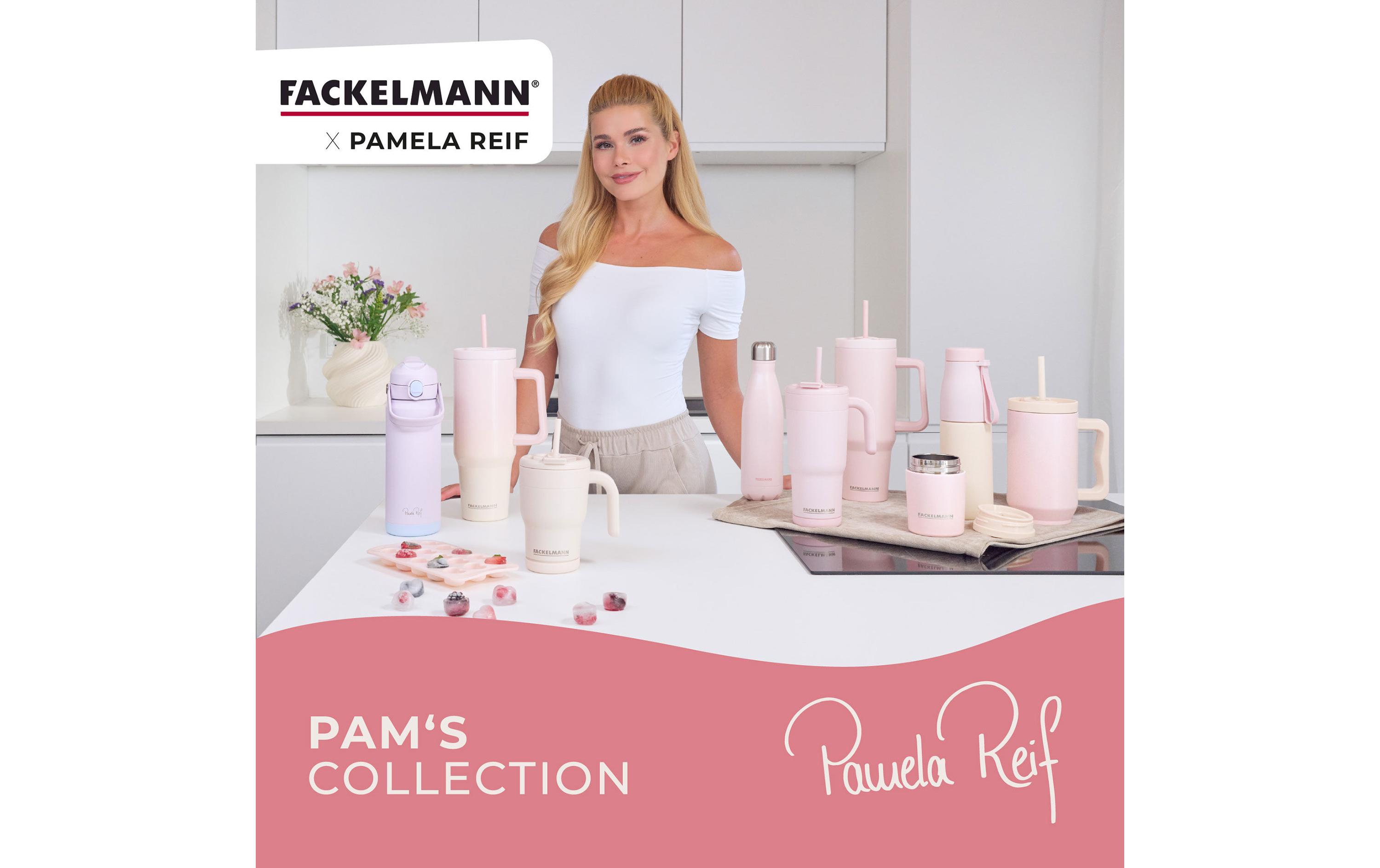 Fackelmann Trinkflasche Thermotrinkflasche 500 ml, Pastellrosa