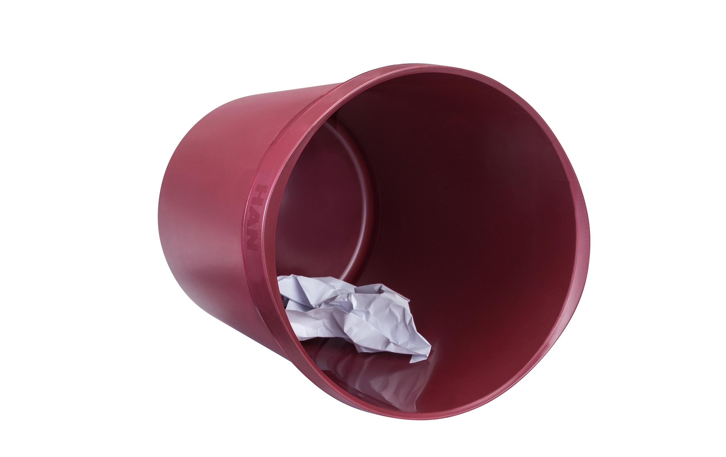 HAN Papierkorb Karma 18 l, Dunkelrot