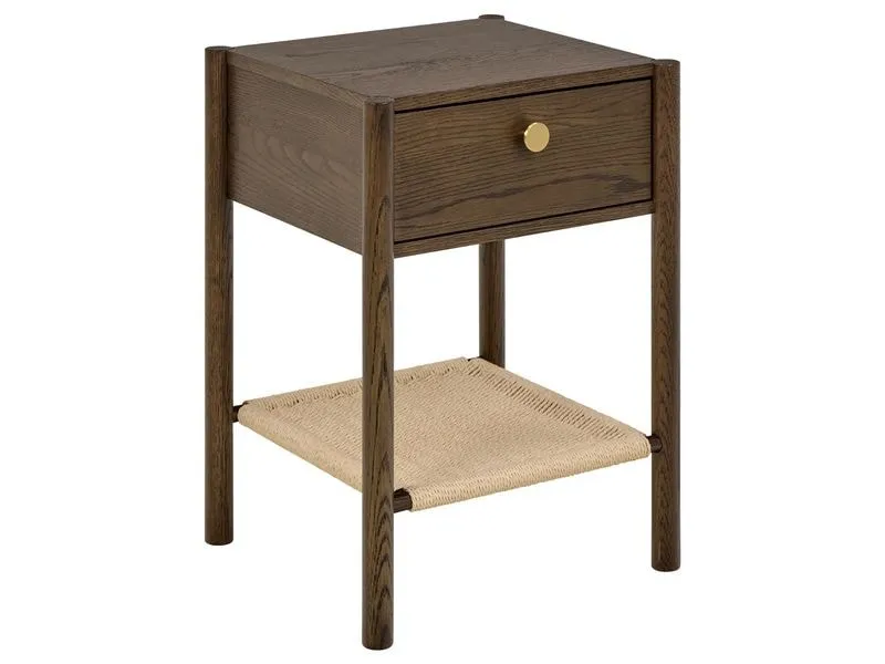 AC Design Nachttisch Monfort Dunkelbraun, 43.5 x 40 x 60 cm AC Design Nachttisch Monfort Dunkelbraun, 43.5 x 40 x 60 cm