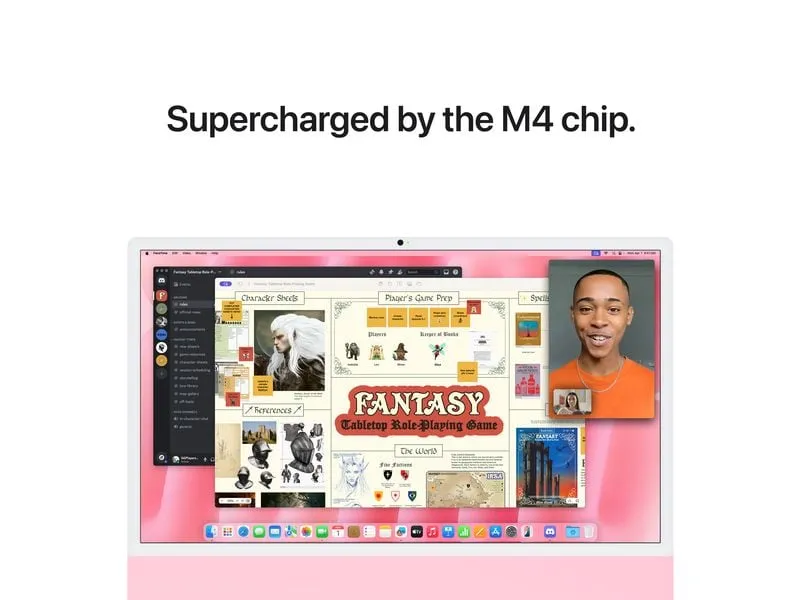 Apple iMac 24 M4 10C GPU / 256 GB / 16 GB Pink Apple iMac 24 M4 10C GPU / 256 GB / 16 GB Pink