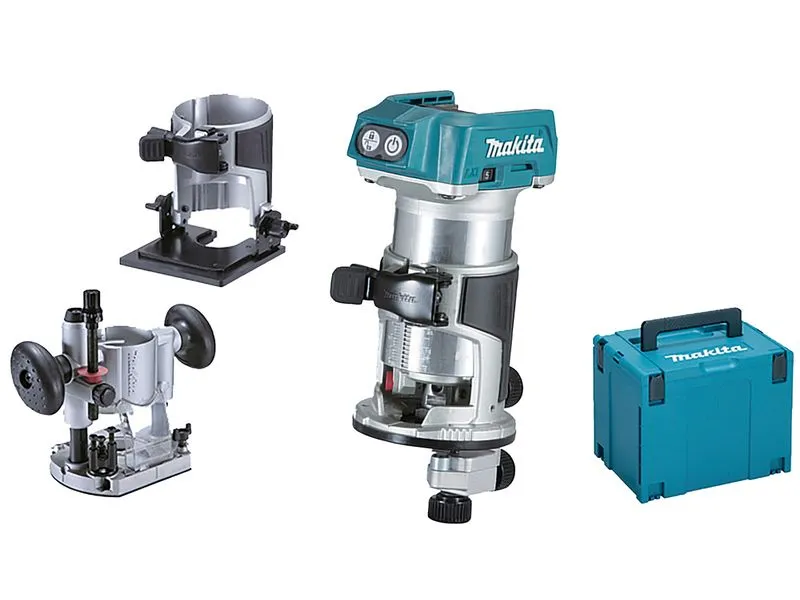 Makita Einhandfräse / Kantenfräse DRT50ZJX11 Set 18 V Makita Einhandfräse / Kantenfräse DRT50ZJX11 Set 18 V
