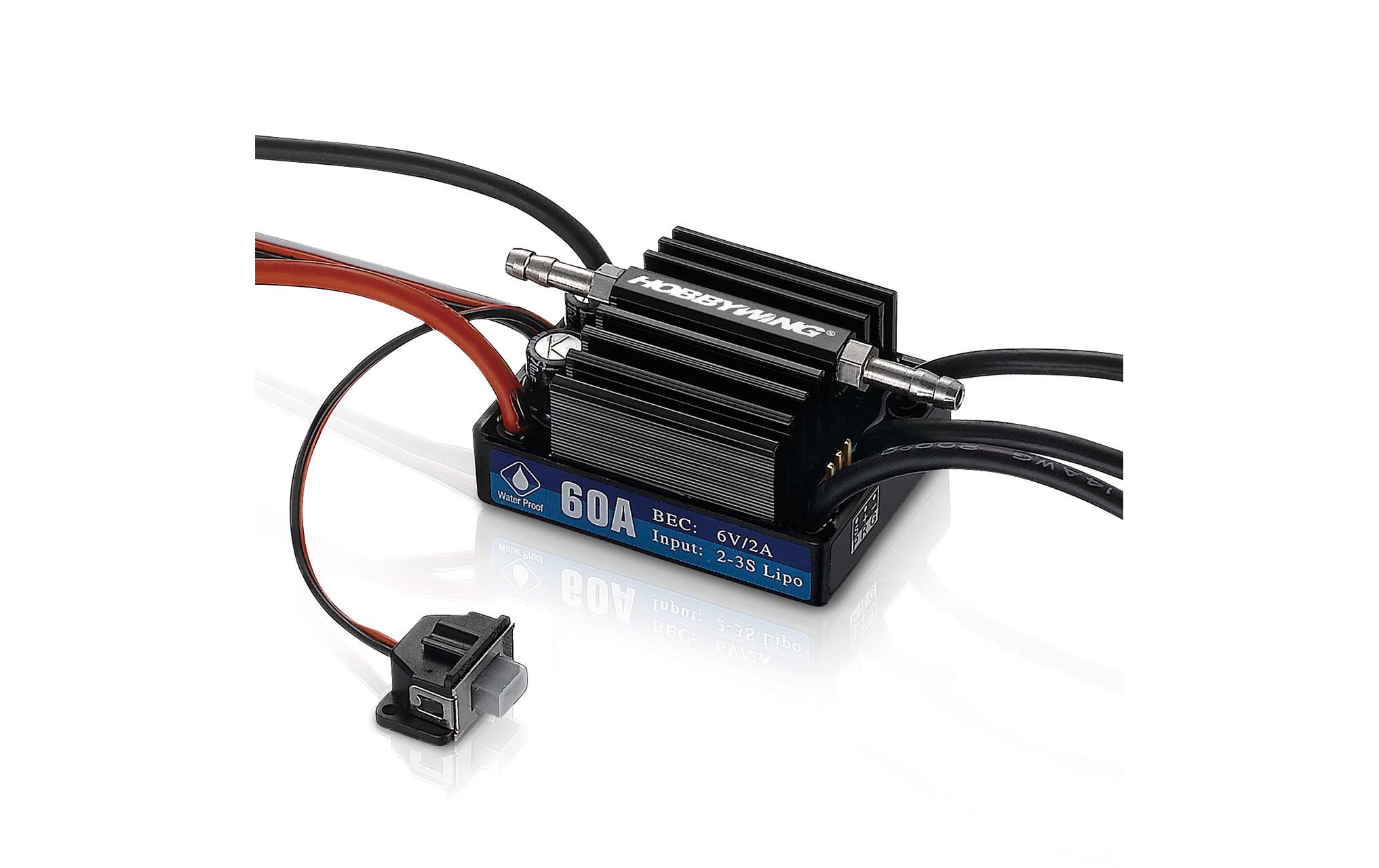 Hobbywing Brushless Regler Seaking V3, 60A, 2-3S Hobbywing Brushless Regler Seaking V3, 60A, 2-3S