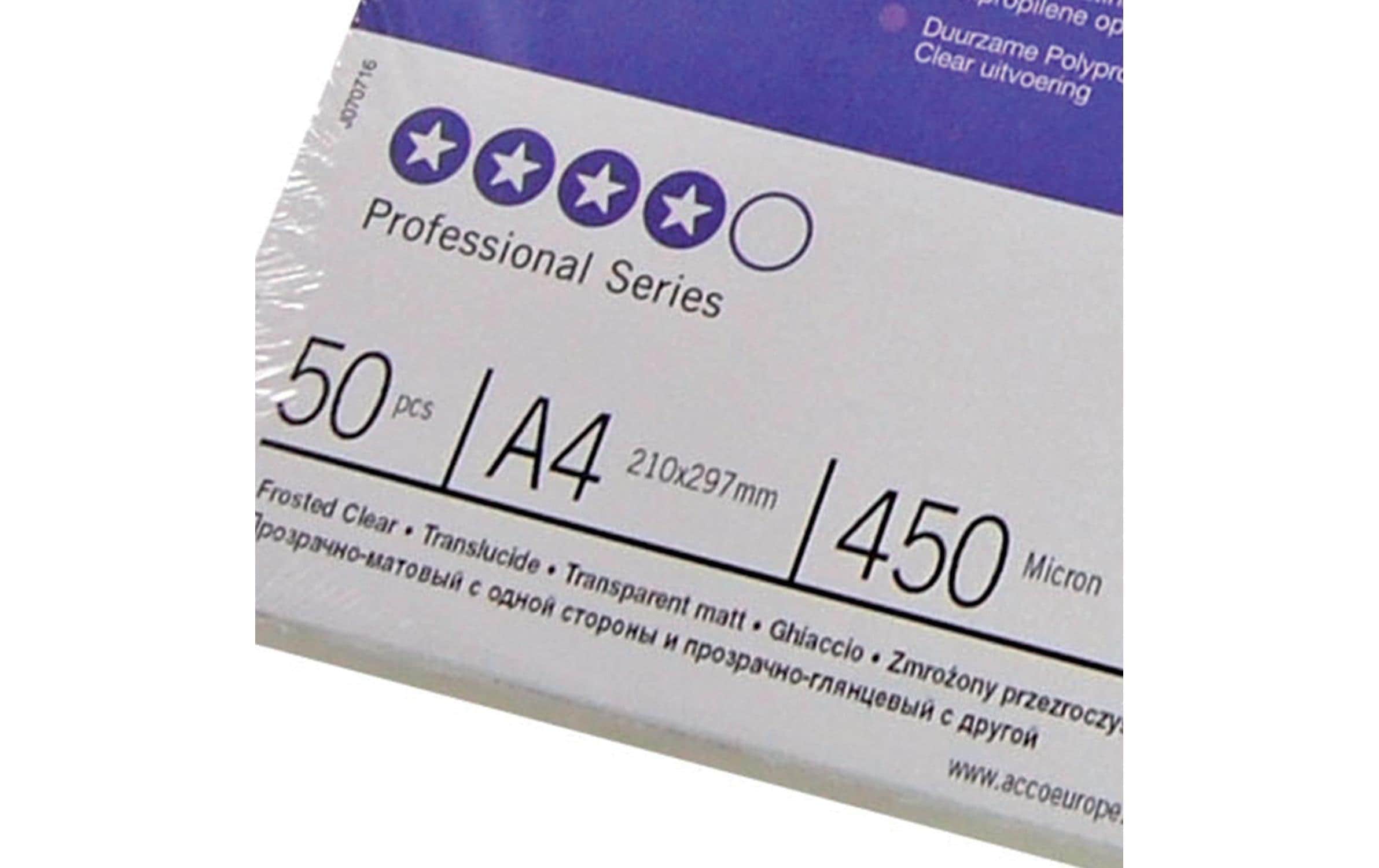 GBC Einbanddeckel PolyClearView A4, 300 µm, 100 Stk., Transp.