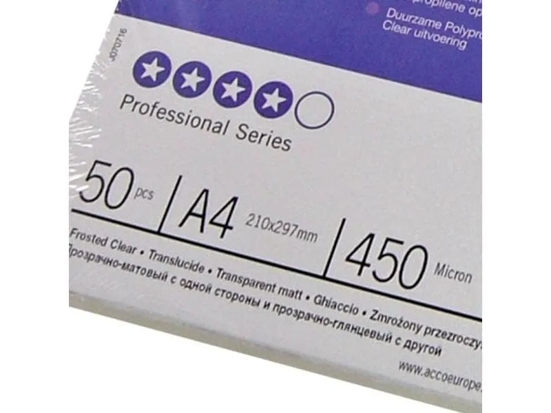 GBC Einbanddeckel PolyClearView A4, 300 µm, 100 Stk., Transp.