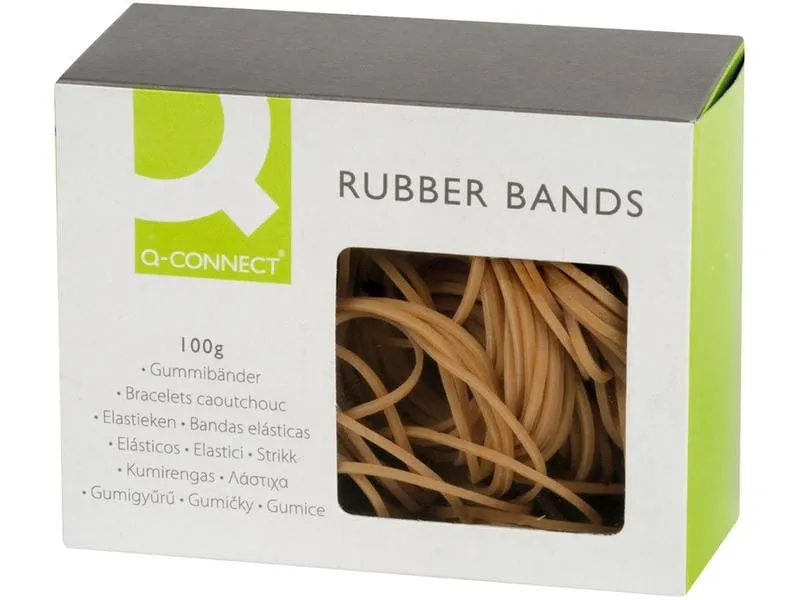 CONNECT Gummiband sortierte Grössen, 300 Stück
