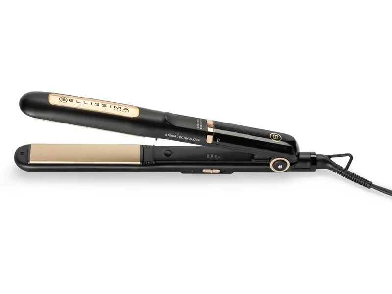Bellissima Profihaarglätter BEL-LSTM-11915 Schwarz/Gold