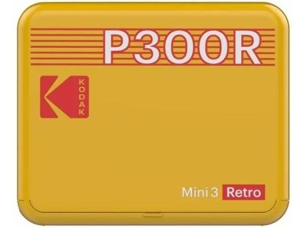 Kodak Fotodrucker Mini 3 Square Retro Gelb Kodak Fotodrucker Mini 3 Square Retro Gelb