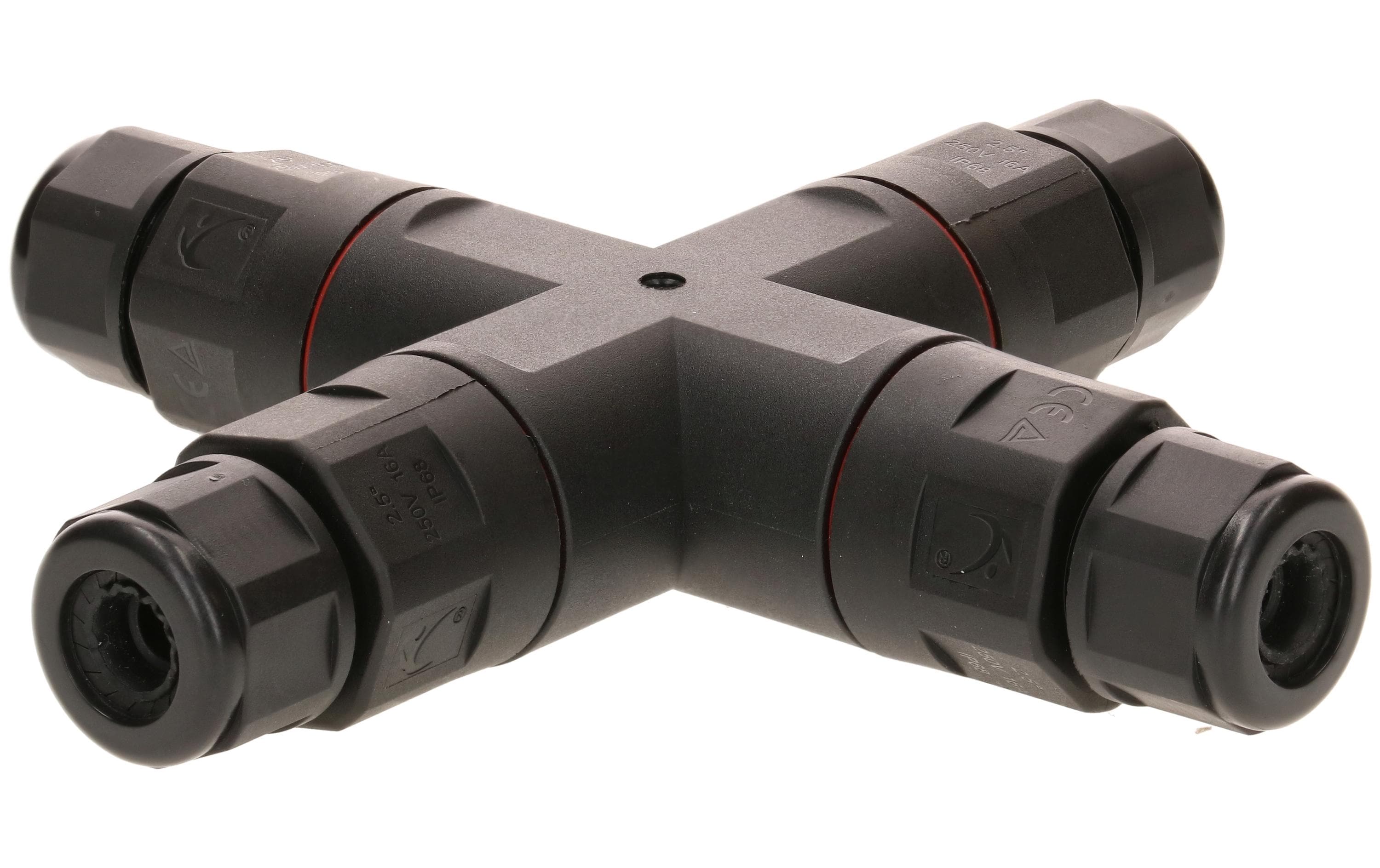 Max Hauri Verbindungsmuffe X-Stück IP68, 6.5 - 11 mm, Schwarz Max Hauri Verbindungsmuffe X-Stück IP68, 6.5 - 11 mm, Schwarz