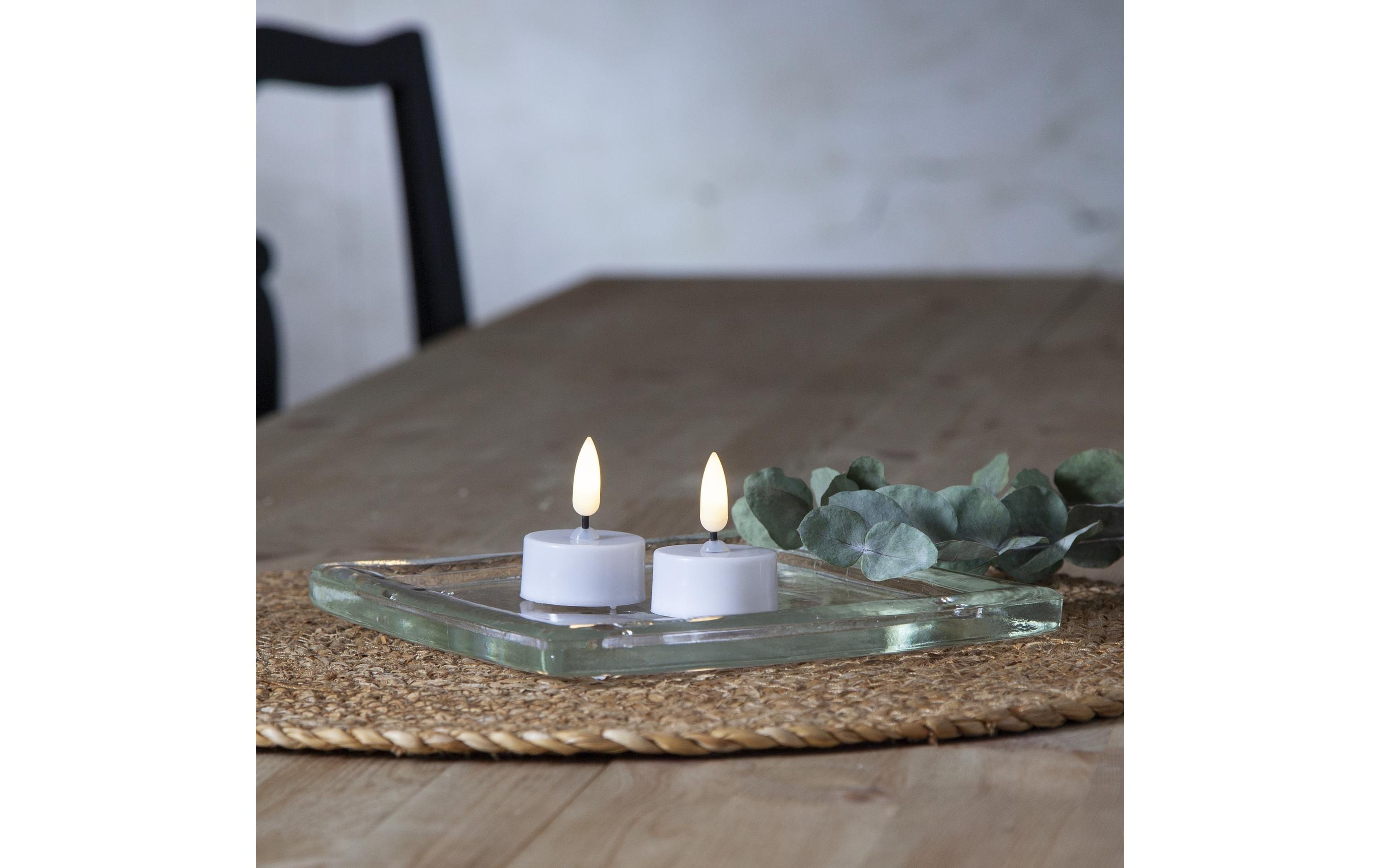 Star Trading LED Teelichter Set Flamme Ø 3.8 x 5 cm, Weiss, 2 Stk Star Trading LED Teelichter Set Flamme Ø 3.8 x 5 cm, Weiss, 2 Stk