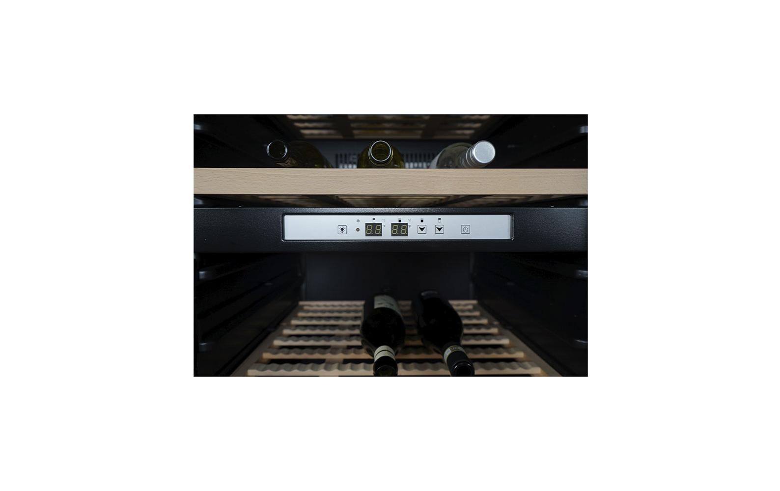 Kibernetik Weinklimaschrank WKH448D Schwarz, Rechts