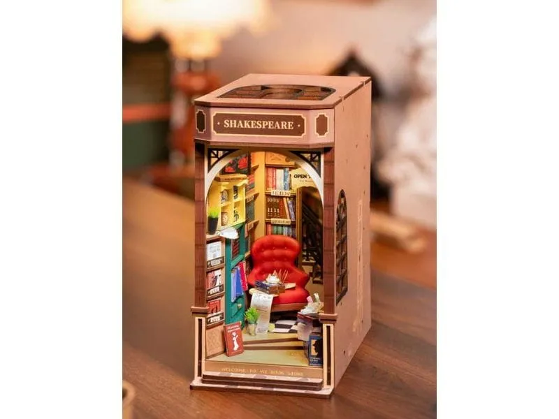RoboTime Bausatz Book Nook Shakespeare's Bookstore RoboTime Bausatz Book Nook Shakespeare's Bookstore