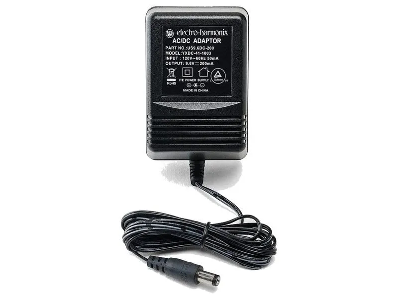 Electro-Harmonix 9.6 V DC-200mA Power Adapter 9.6 Volt DC 200 mA