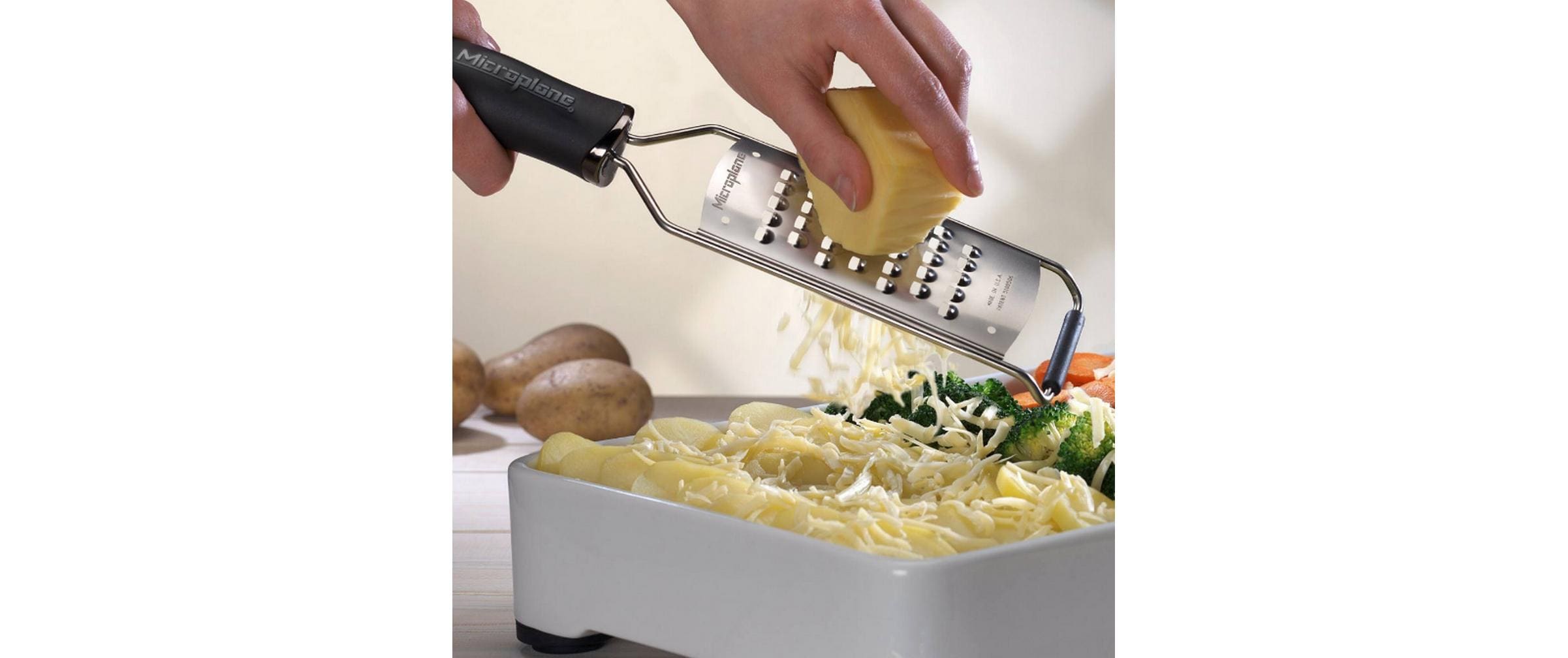 Microplane Gourmet Raspel sehr grob Schwarz