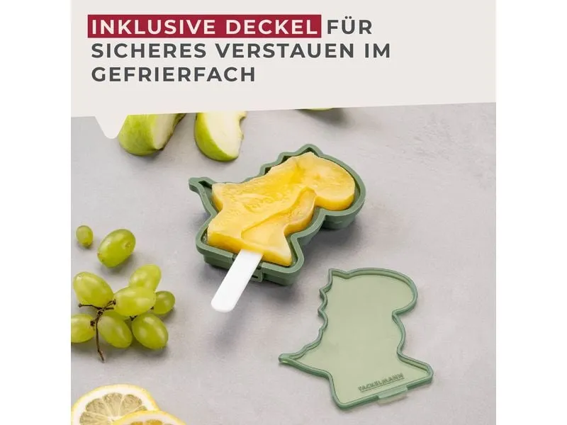 Fackelmann Eisform Dino, Silikon, Rauchgrün Fackelmann Eisform Dino, Silikon, Rauchgrün