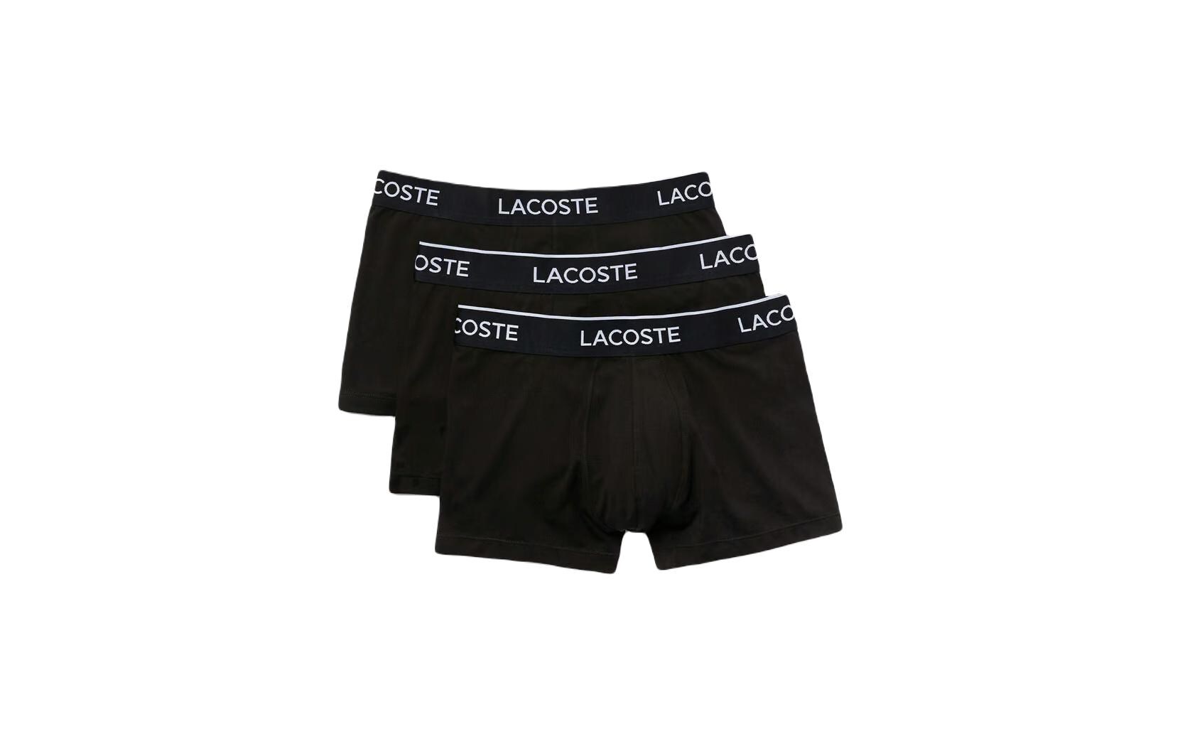 Lacoste Boxershort 3er Pack Schwarz, S Lacoste Boxershort 3er Pack Schwarz, S