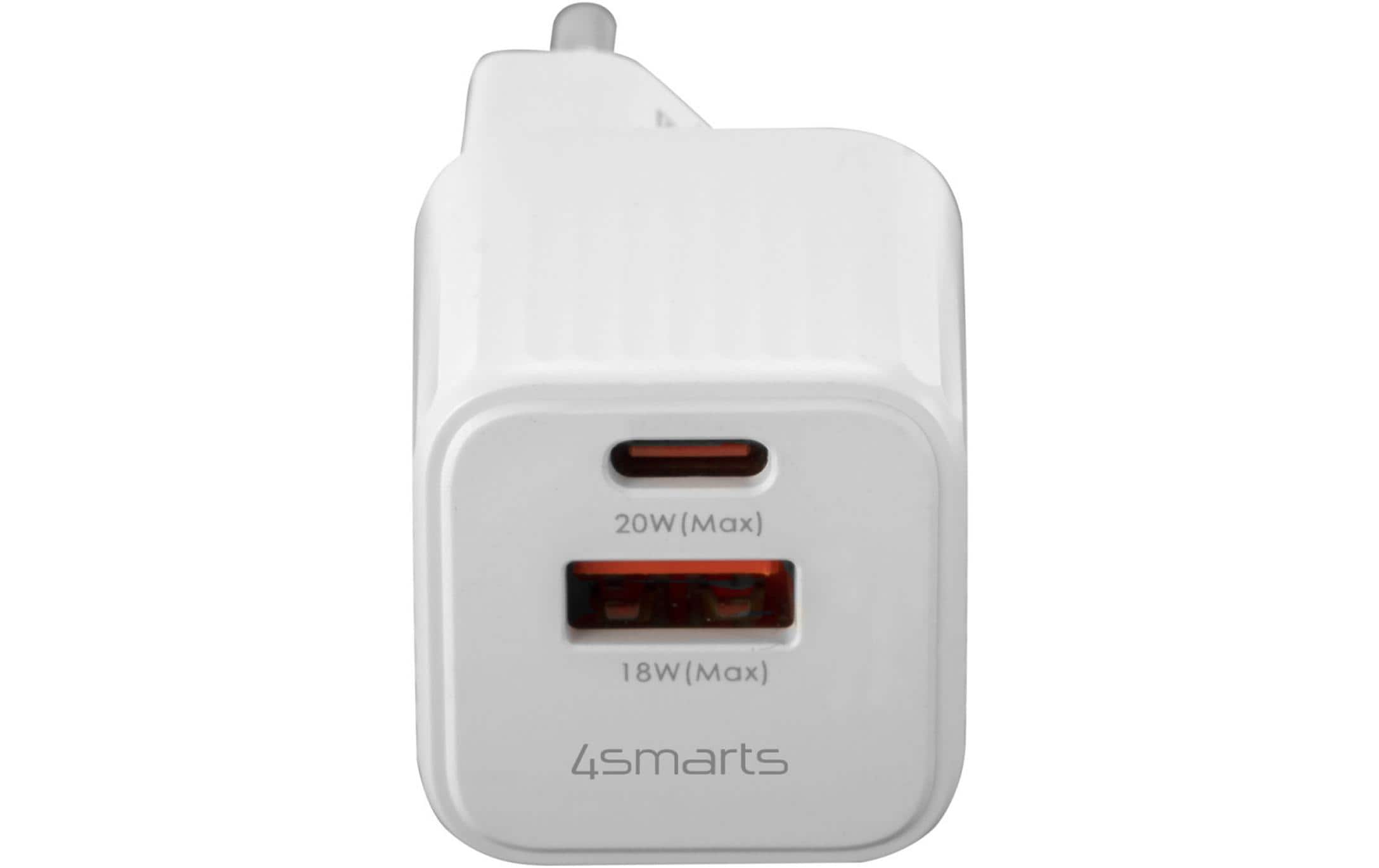 4smarts USB-Wandladegerät VoltPlug Duos Mini PD 20 W + Kabel