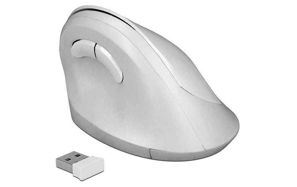 Delock Ergonomische Maus 12596 USB kabellos Delock Ergonomische Maus 12596 USB kabellos