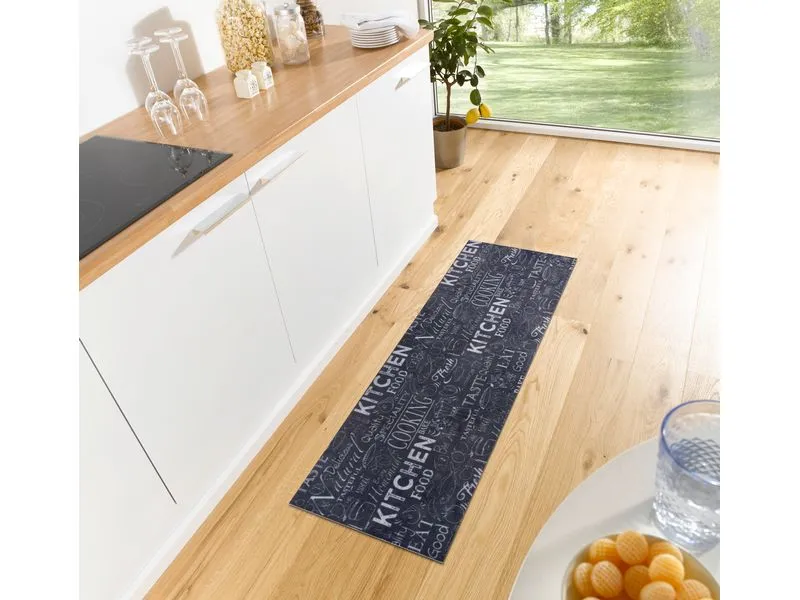 Hanse Home Teppich Kitchen 50 cm x 150 cm, Anthrazit Hanse Home Teppich Kitchen 50 cm x 150 cm, Anthrazit