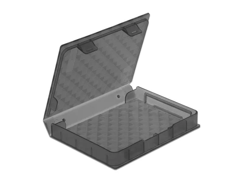 Delock Schutzgehäuse für 2.5″ HDD / SSD grau Delock Schutzgehäuse für 2.5″ HDD / SSD grau