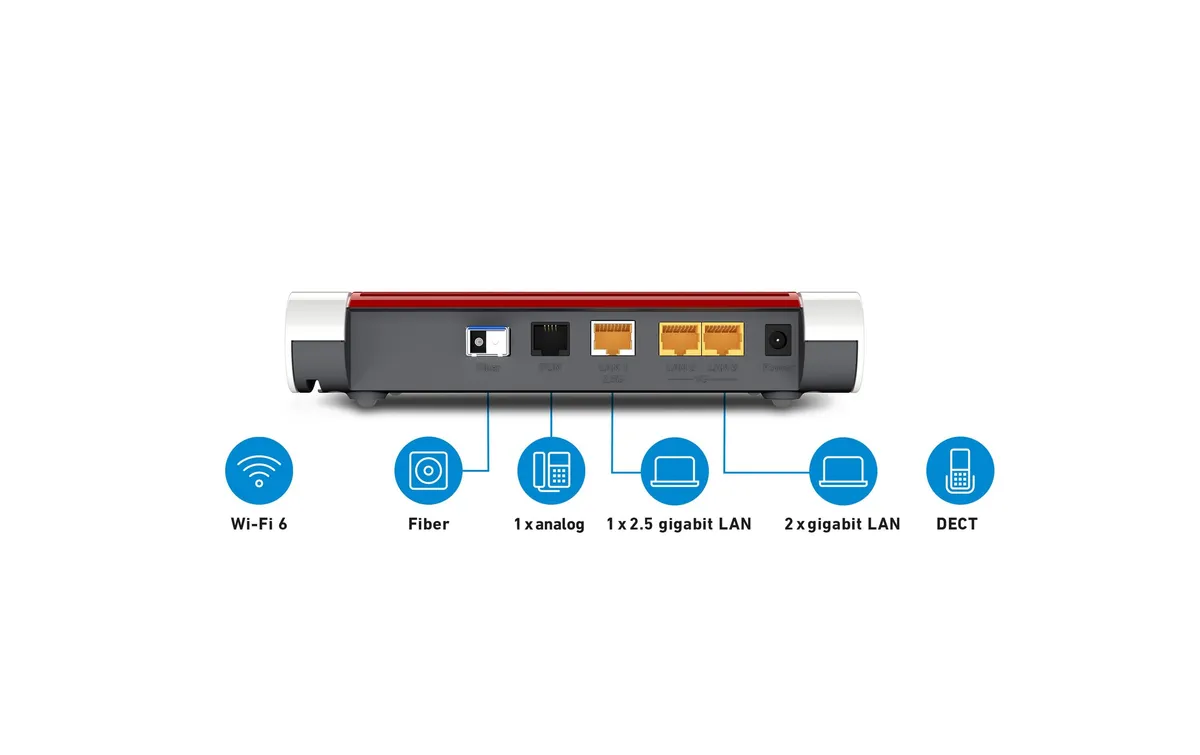 AVM FTTH-Router FRITZ!Box 5530 Fiber mit AON SFP AVM FTTH-Router FRITZ!Box 5530 Fiber mit AON SFP