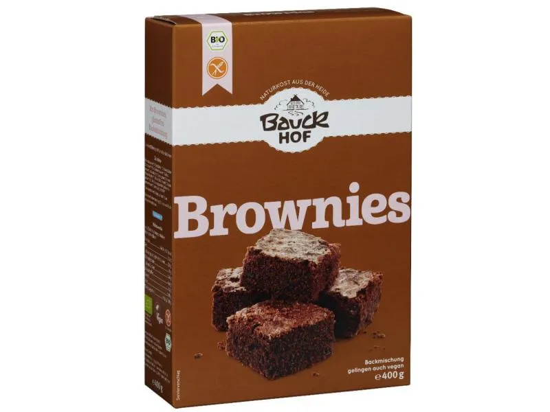 Bauck Mühle Backmischung Brownies glutenfrei 400 g Bauck Mühle Backmischung Brownies glutenfrei 400 g