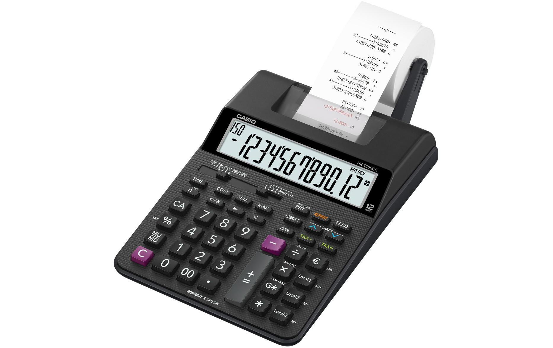 Casio Bürorechner CS-HR-150RCE Casio Bürorechner CS-HR-150RCE