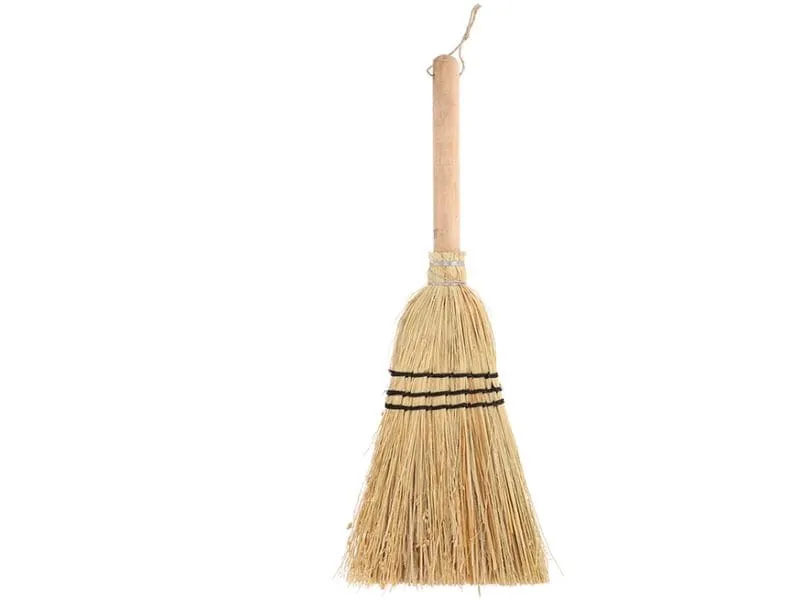 Esschert Design Handbesen Stroh Holz natur 21 x 48.2 cm Esschert Design Handbesen Stroh Holz natur 21 x 48.2 cm