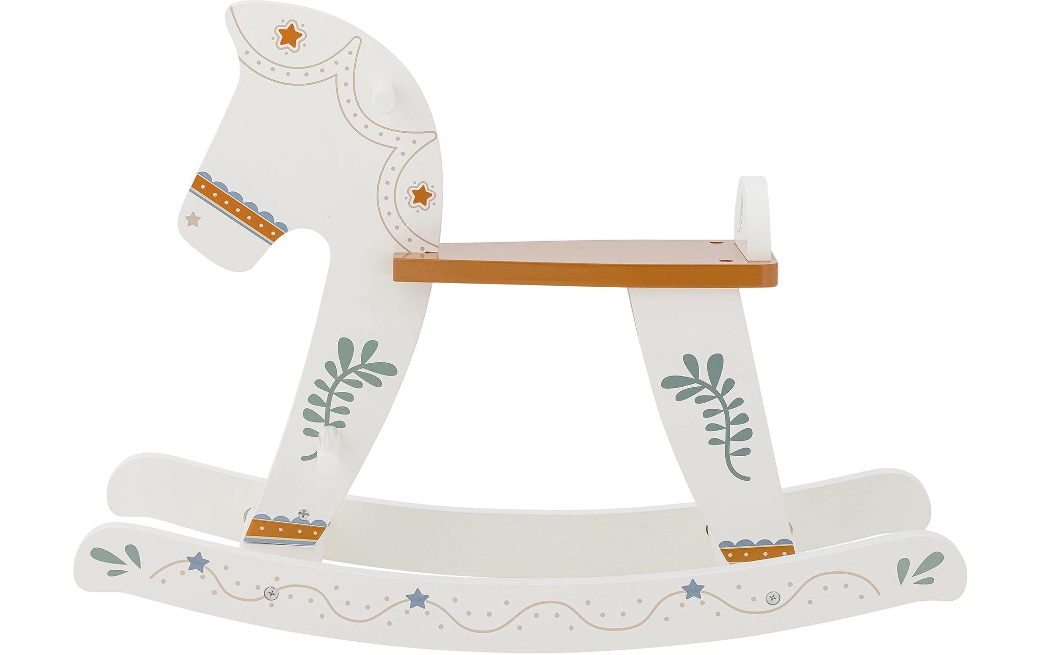 Bloomingville Schaukelpferd Ruddy Weiss, MDF