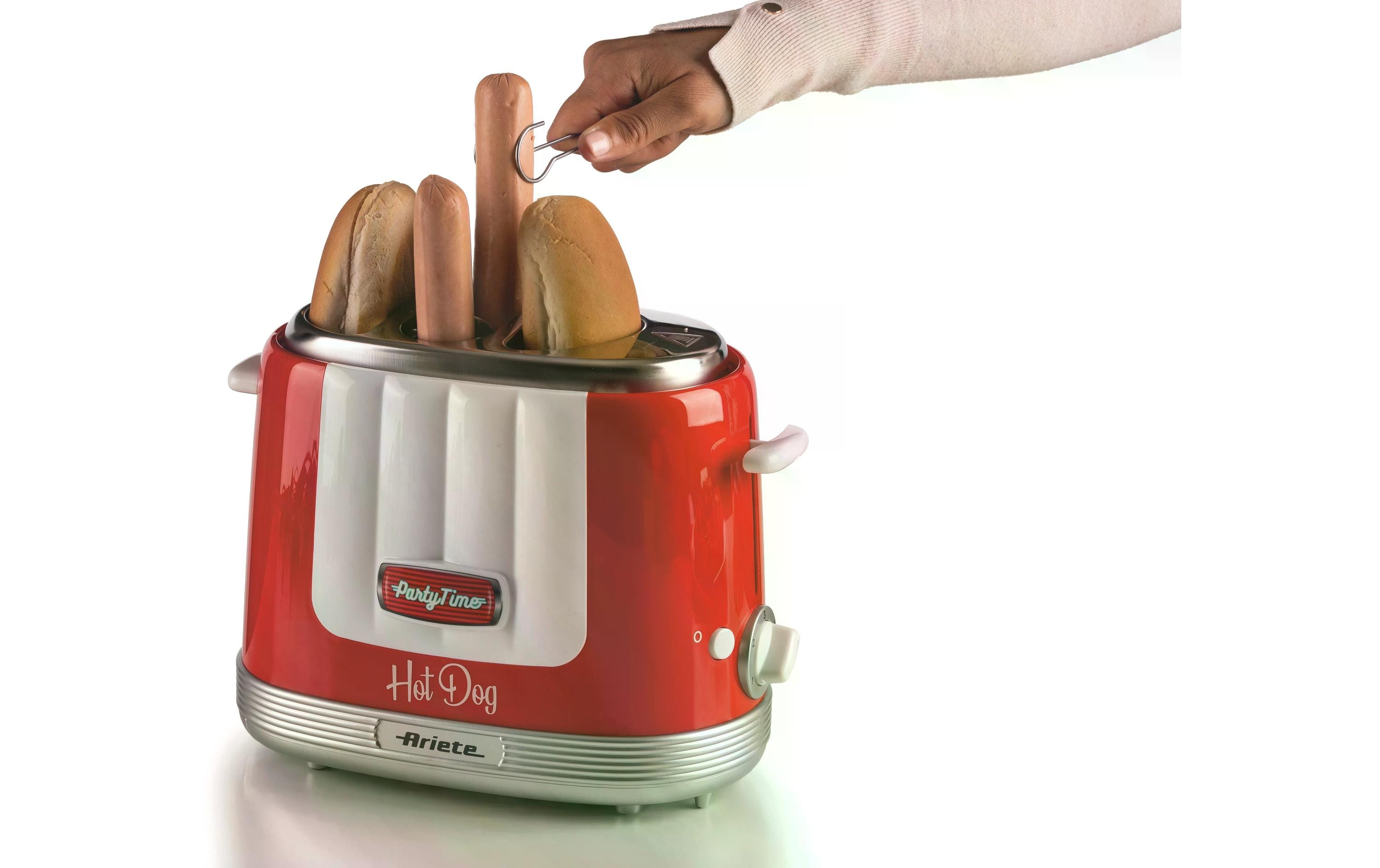 Ariete Hot Dog Maschine Party Time ARI-206-RD Rot/Weiss