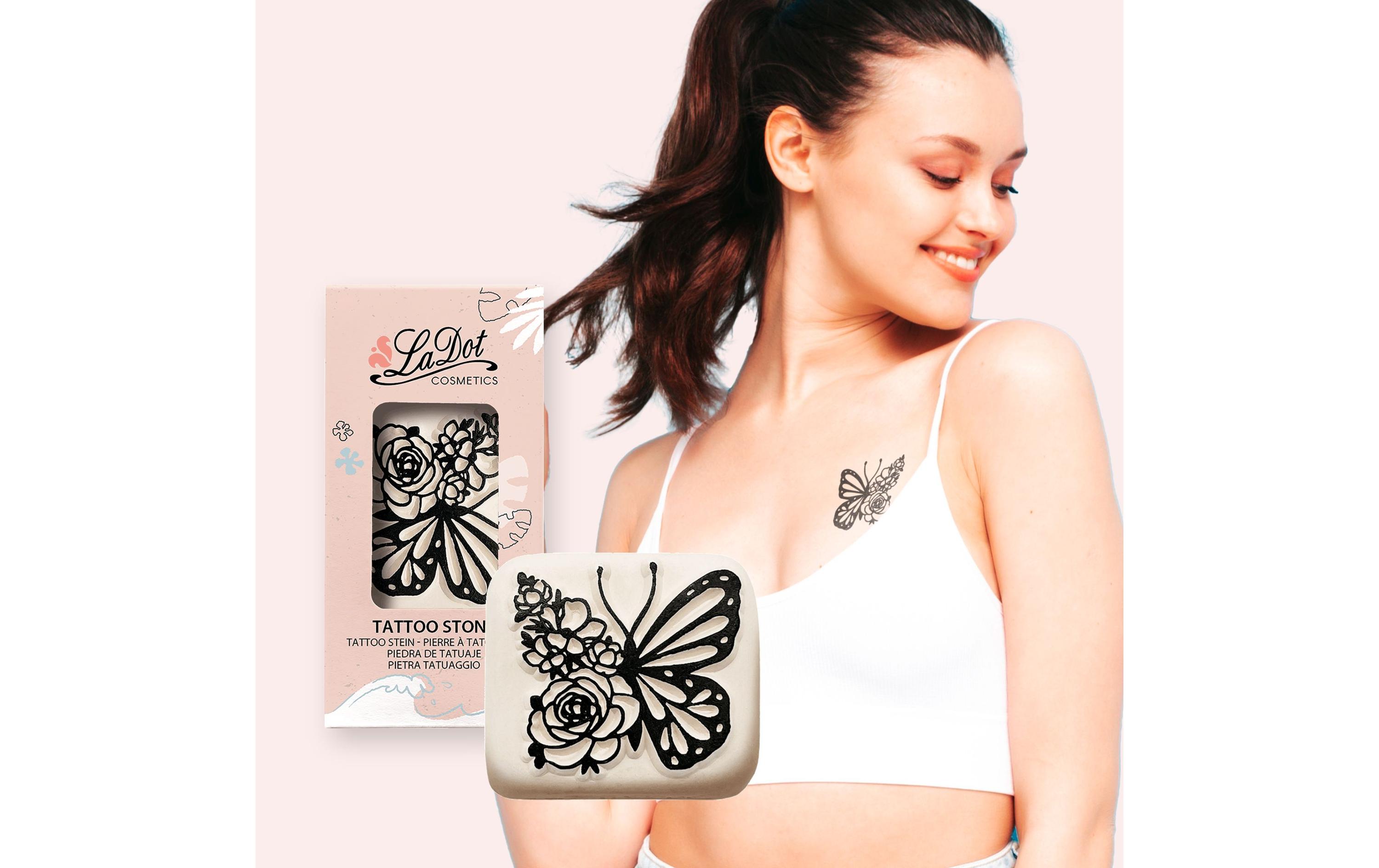 LaDot Tattoostempel Schmetterling Large
