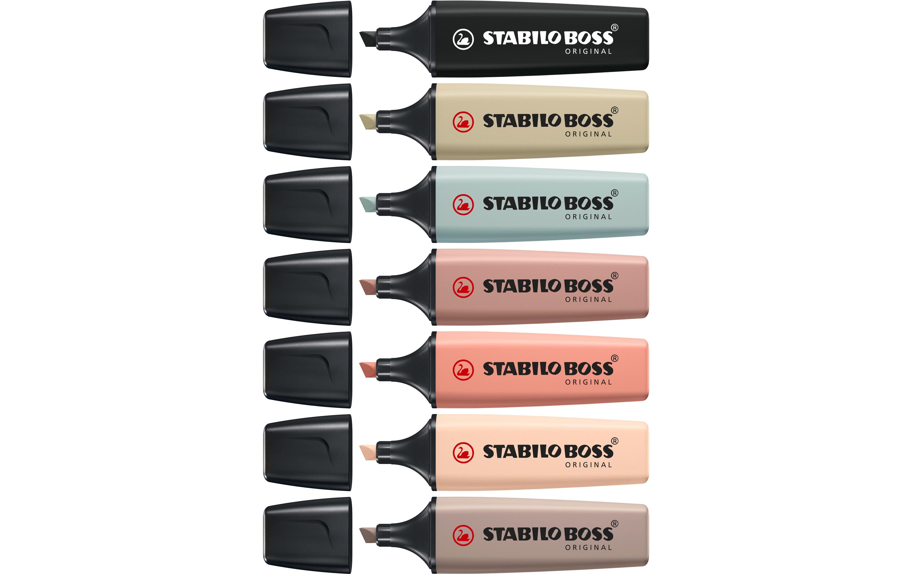 STABILO Textmarker BOSS ORIGINAL NatureColors 8er Set
