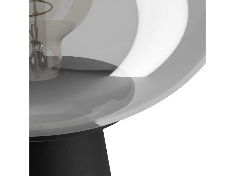EGLO Leuchten Tischleuchte MADONNINA gross, schwarz exkl. E27 1x40W