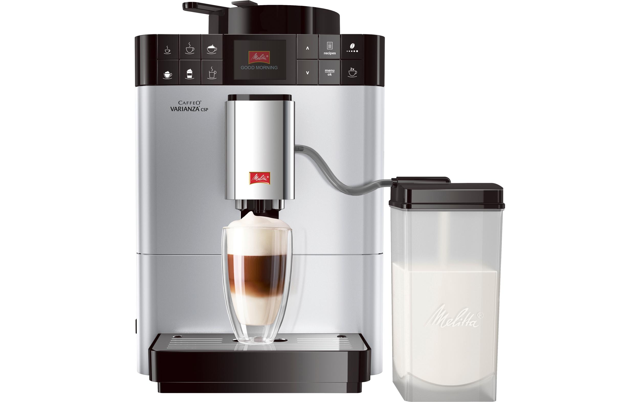 Melitta Kaffeevollautomat Varianza Edelstahl, Schwarz Melitta Kaffeevollautomat Varianza Edelstahl, Schwarz