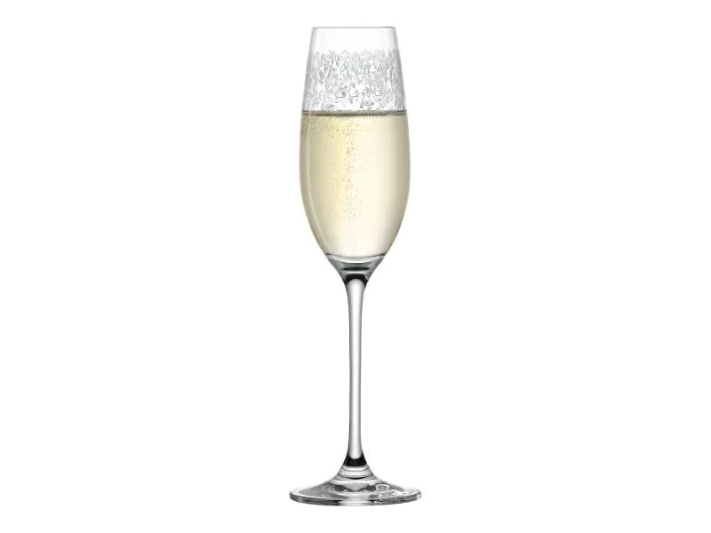 Leonardo Sektglas Chateau 200 ml, 6 Stück, Transparent