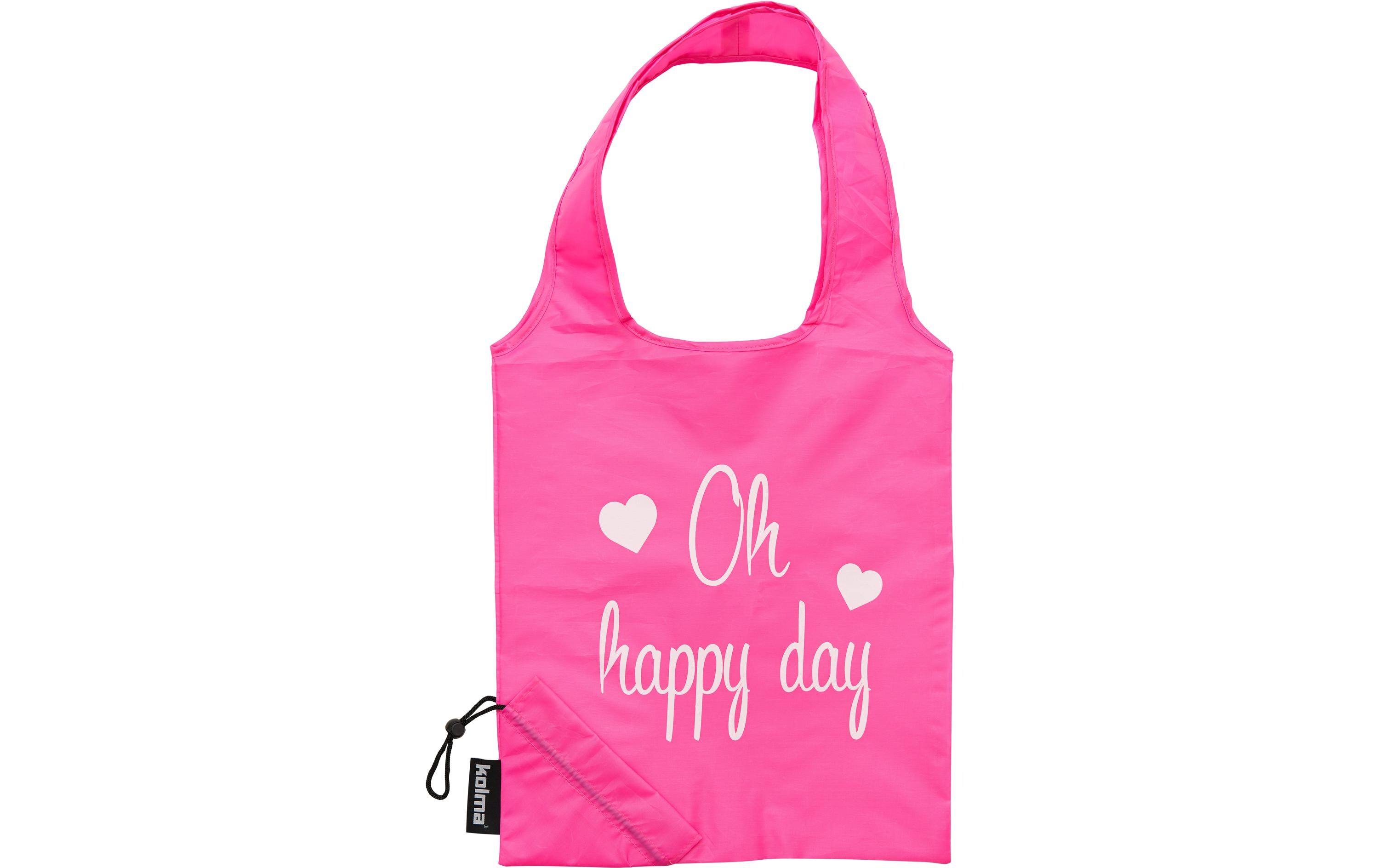 Kolma Einkaufstasche RPET «Oh happy day» Pink Kolma Einkaufstasche RPET «Oh happy day» Pink